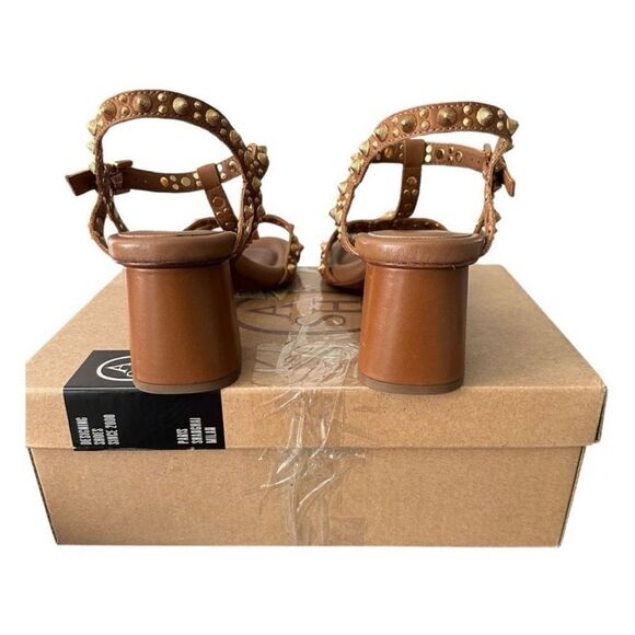 Ash Tan Studded Heels - Picture 6 of 15